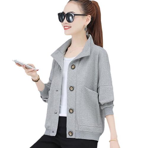 尚百搭休闲小上衣短外套女士早秋季2021年新款宽松时