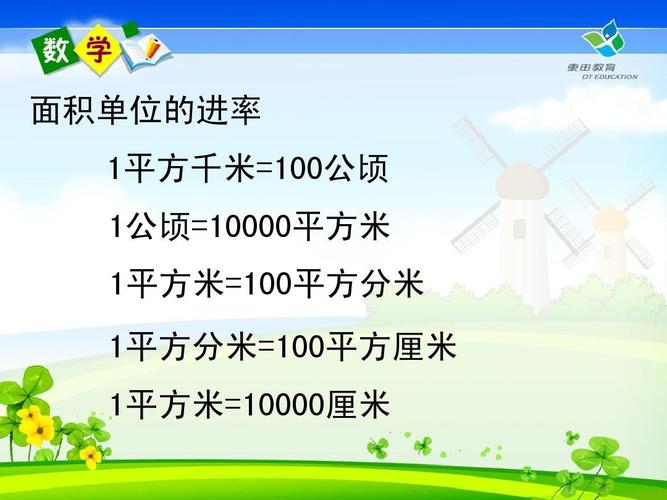 公顷,平方千米练习课