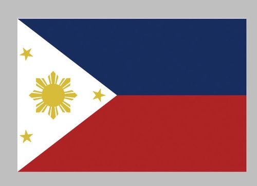 旗帜菲律宾国旗区旗旗手摇旗落地旗挂旗升降旗摆件