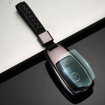 适用奔驰车钥匙套s级e级a新c级c200l包c260le300l壳glc扣glae女豪华