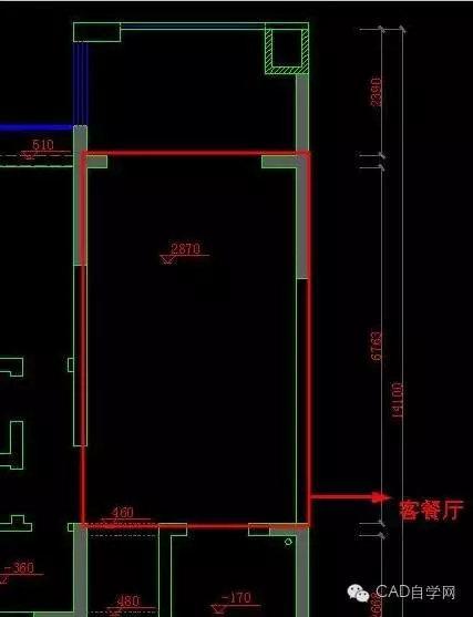 cad客餐厅吊顶怎么画?