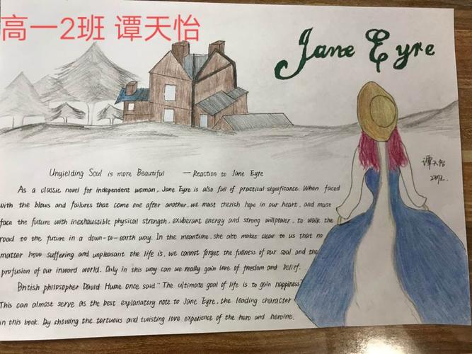 名著阅读-简爱 手抄报成果展示