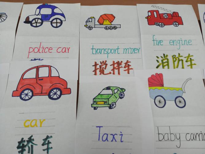 暖和湾小学三年级英语单词卡片制作比赛剪影