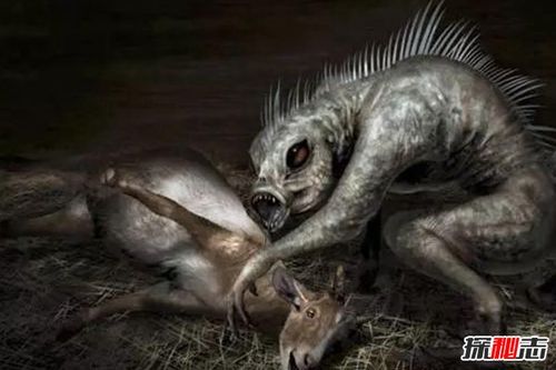 世界18大恐怖怪兽,巨型蚯蚓最长2米\雪怪脚长33厘米