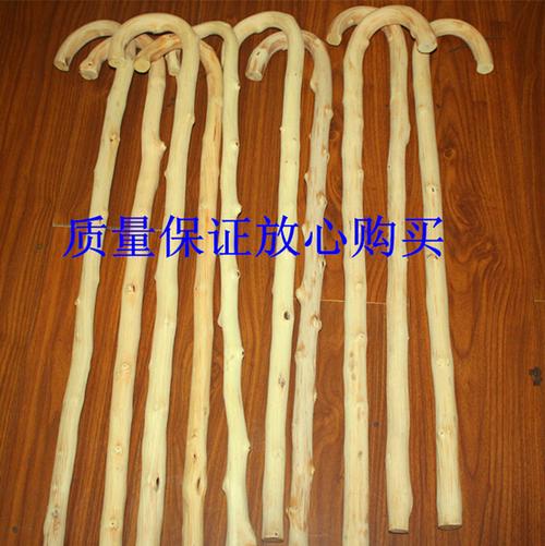复古一体藤条老人实木拐杖防滑按摩手杖木制拐棍藤木藤拐杖