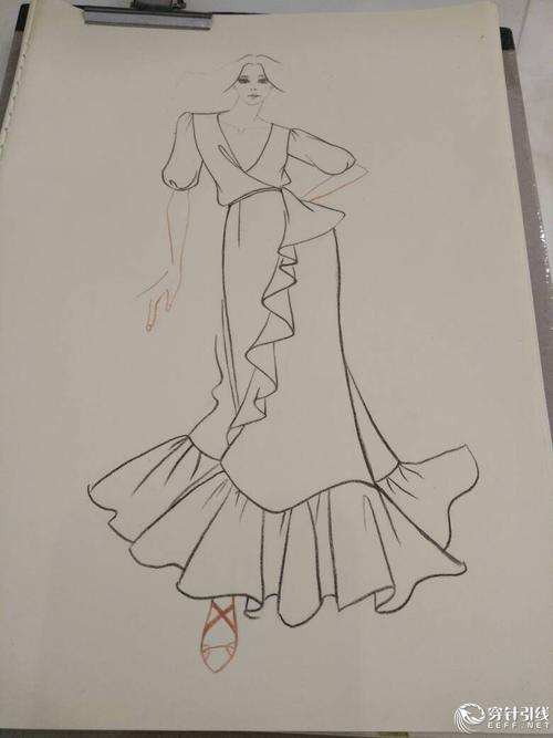 [设计稿] 荷叶连衣裙