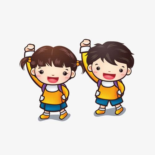 卡通小学生