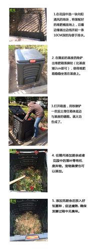 热卖果攸 室外 家用厨余堆肥箱 有机垃圾发酵处理桶 包邮推荐