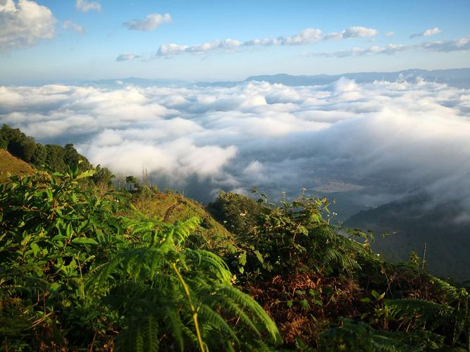 天边飘过故乡的云——云南玉溪市新平哀牢山日出云海壮奇观,自然美景