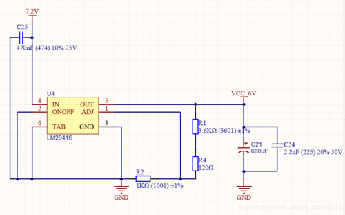 恩智浦智能车竞赛降压模块电路原理图(一)基础版