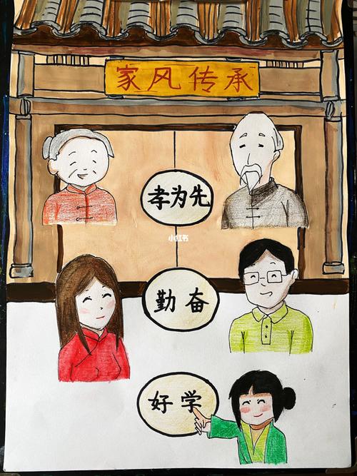 家风家训作品_绘画_文化_绘画