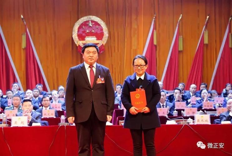 戴长城全票当选为正安县第十七届人民代表大会常务委员会主任,冯静