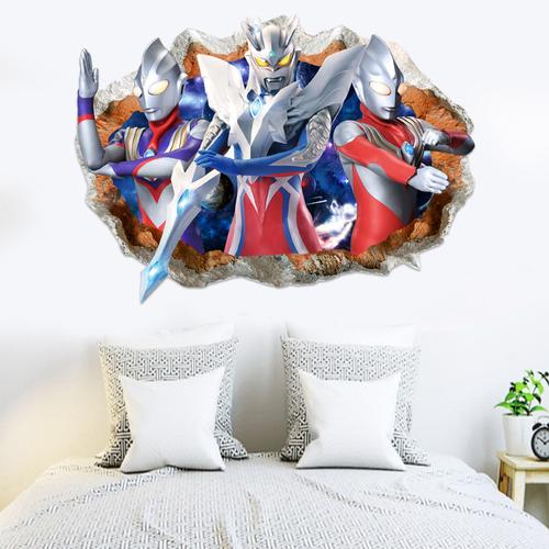 奥特曼3d立体墙贴画
