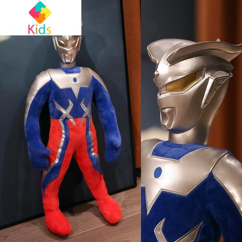 奥特曼毛绒玩具公仔咸蛋超人儿童玩偶布娃娃抱枕男孩生日礼物真智力