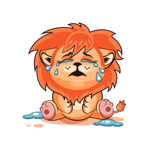 卡通狮子表情包