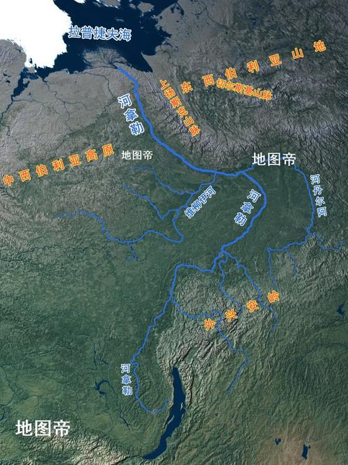 勒拿河,叶尼塞河,清朝,安加拉河,额尔齐斯河,北冰洋
