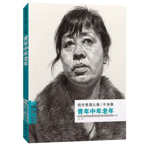 经典全集 素描头像书籍人物临摹范本教程书青年中年老年杨建飞主编