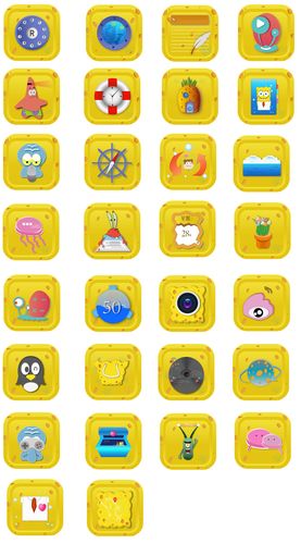 海绵宝宝icon|ui|图标|葱葱喝完奶_or2 - 原创作品