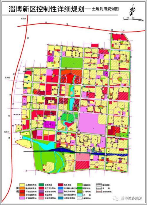 张店老城区和淄博新区最新详细规划图出来了