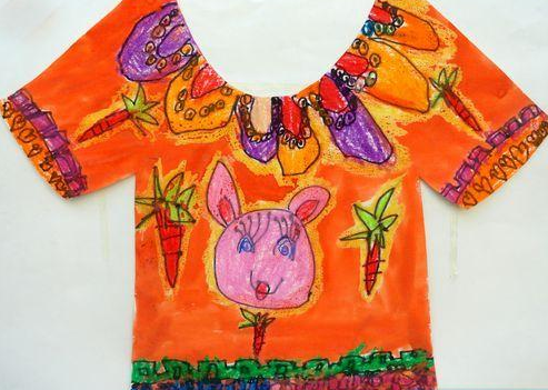 儿童画人物图片_看看我们的奇装异服