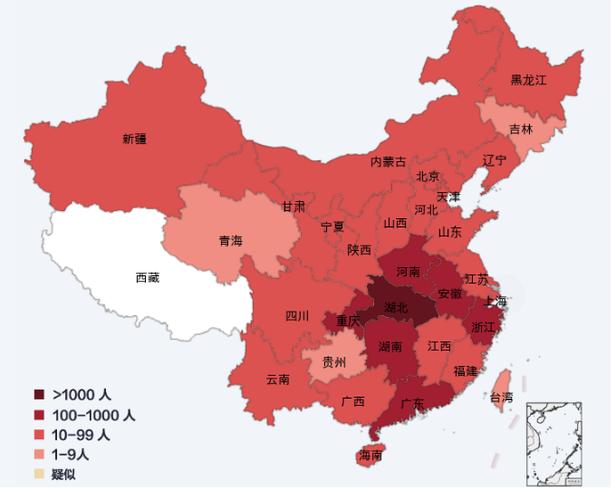 近期,湖北省武汉市等地区发生新型冠状病毒感染的肺炎疫情在全国大