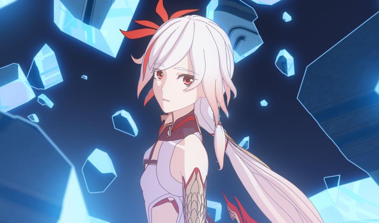 崩坏3符华生日快乐明明是五万岁美少女为啥蛋糕是寿桃