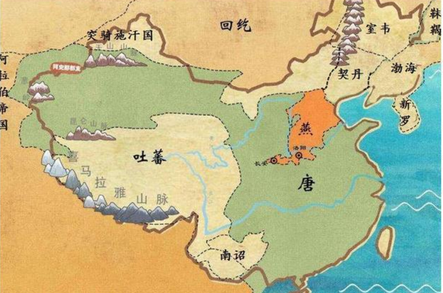 通过地图看唐朝版图变迁一个庞大帝国是如何最后走向瓦解的