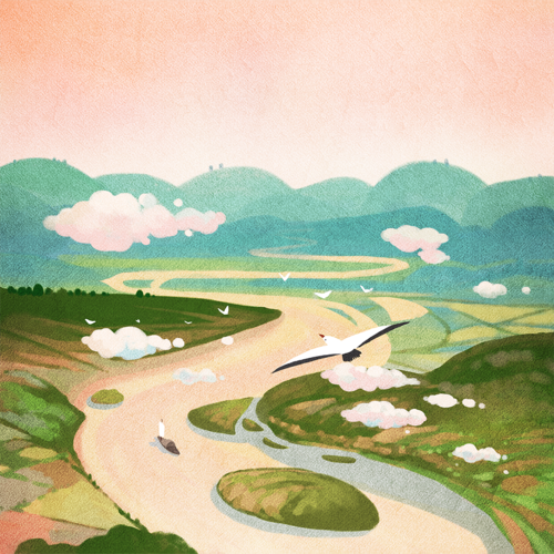 黄河|插画|儿童插画|檀仁 - 原创作品 - 站酷 (zcool)