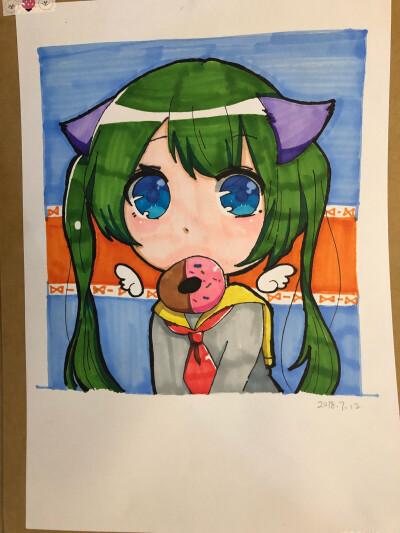 马克笔漫画,课程范画