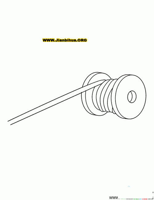 保险丝铅丝简笔画2张