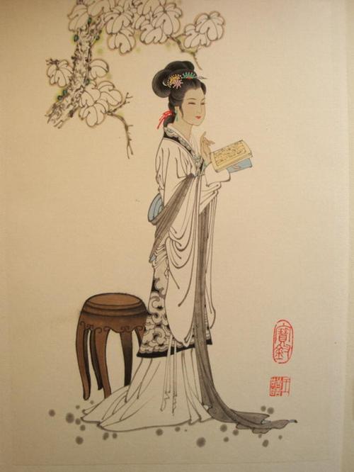 金陵十二钗工笔画