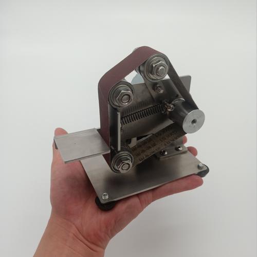 立星微型小型迷你砂带机diy抛光机打磨机定角磨刀开刃