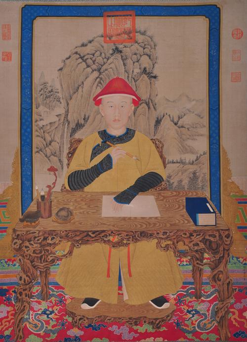 乾隆皇帝像