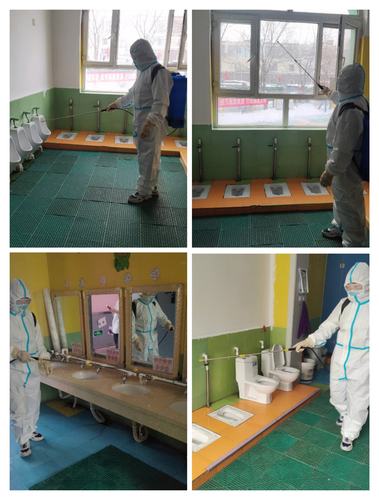 石河子启卓幼儿园消毒美篇