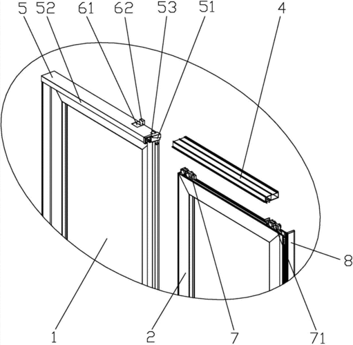 一种推拉平开式门结构的制作方法
