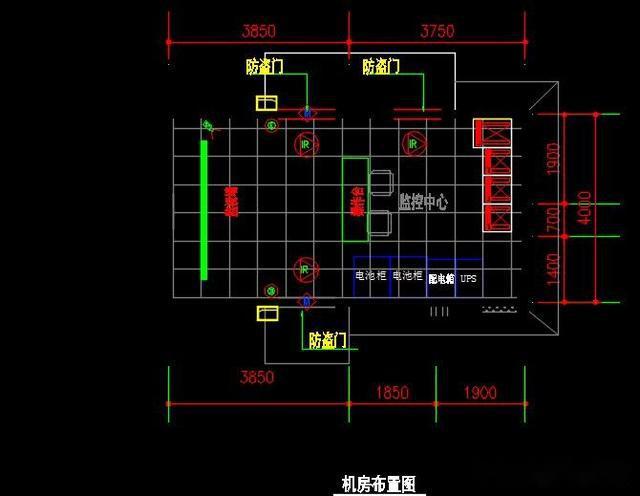 一套幼儿园智能化弱电cad设计图可以作为投标技术文件模板