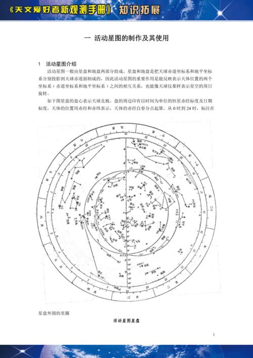 活动星图的制作及其使用[共3页]