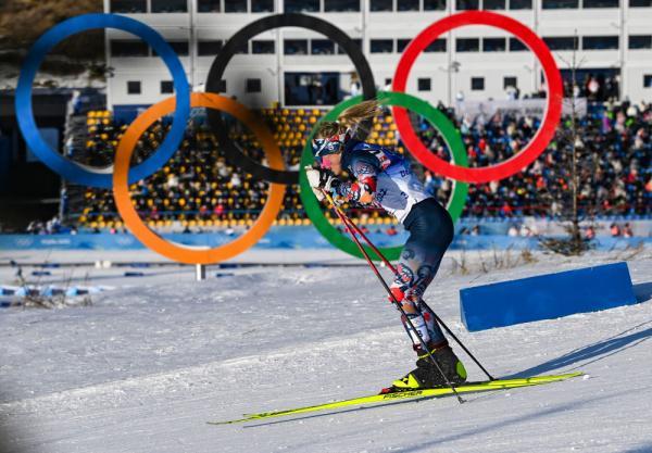北京冬奥会越野滑雪女子双追逐比赛赛况