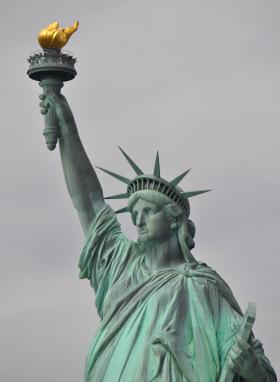 美国纽约自由女神像图片17张