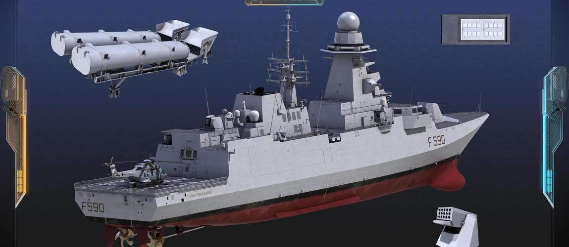 图谏cg:意大利主力护卫舰有一项性能远远超过中华神盾