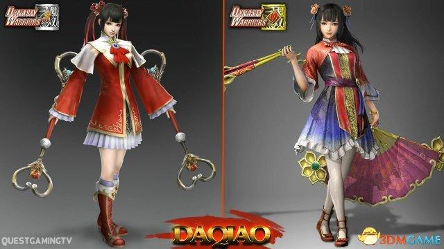 《真三国无双8》武将造型对比 女武将更美更逼真