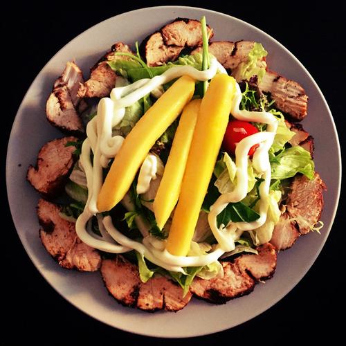 joycewq2d做的无油低脂烤鸡胸肉减肥版