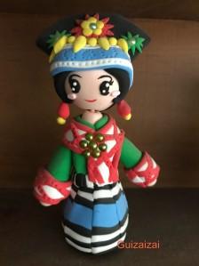 56个民族娃娃粘土 56个民族彩泥