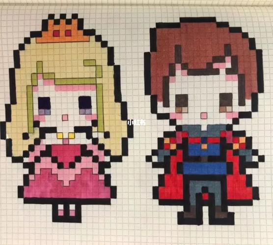 临摹网格画_网格画_临摹_像素画_绘画_童年_网格像素画_兴趣爱好_绘画