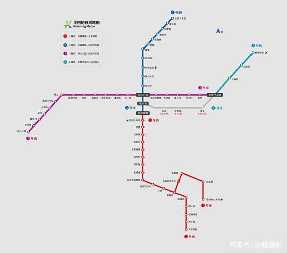 昆明地铁4号线即将开通,市民们有福了,看看有没有路过你家