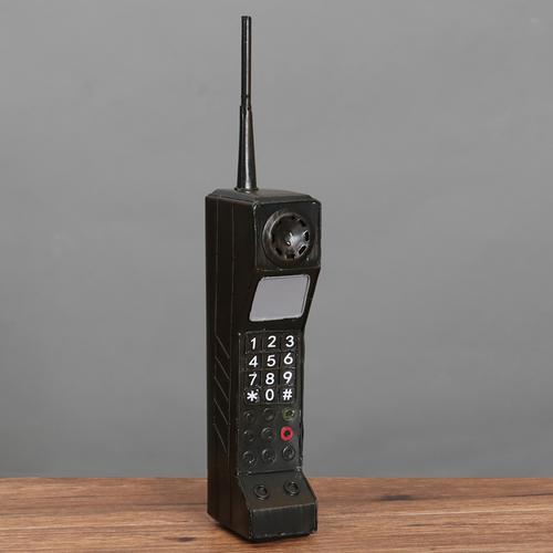 复古怀旧大哥大手机模型仿真舞台表演橱窗摆件摆件