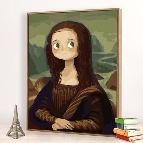 一折蒙娜丽莎画