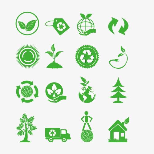 绿色环保图标图片免抠png素材免费下载,图片编号_搜图