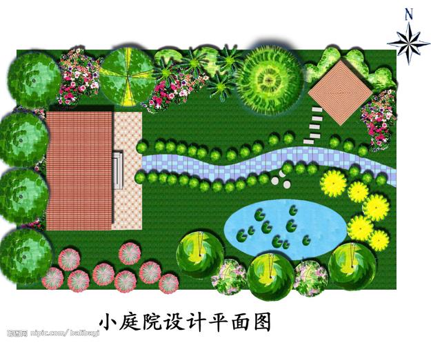 庭院 平面图图片