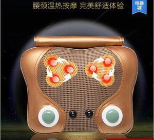 颈椎按摩器颈部腰部背部加热多功能电动按摩枕包邮飞珂